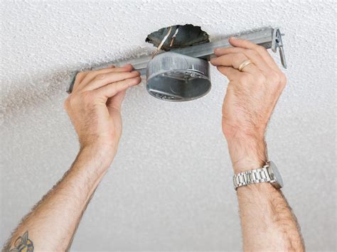 hanging ceiling fan junction box|replacing an existing ceiling fan.